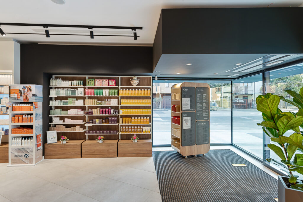 progetto interior design per esercizi commerciali